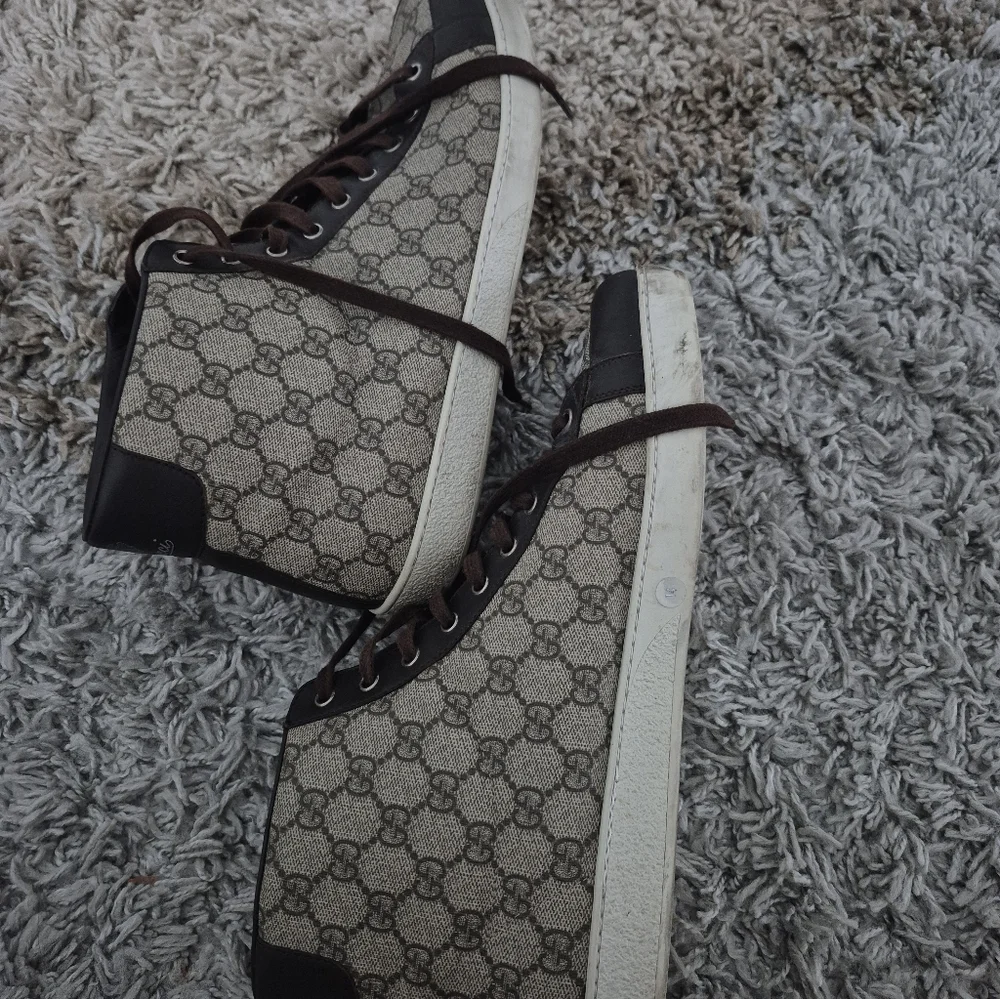 Gucci Mens High-Tops Sz 14 - Picture 5 of 9